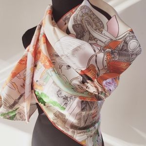 Hermes Scarf 90cm - Akira Yamaguchi